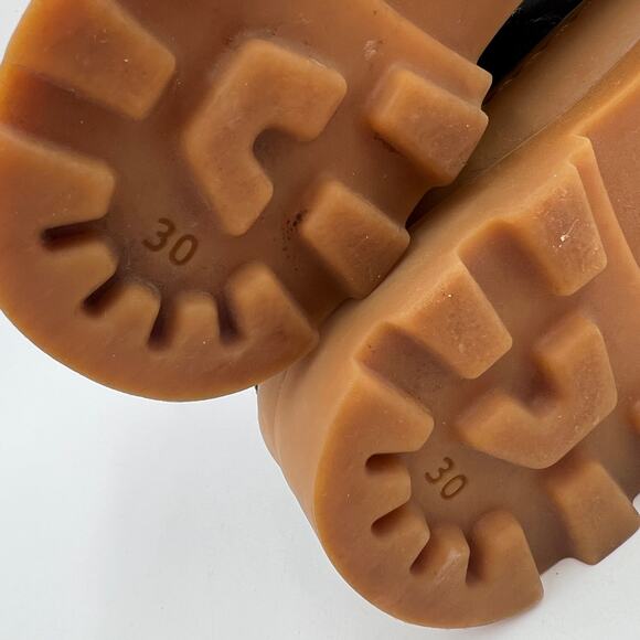 Camper Brutus Navy Blue Leather & Nubuck Ankle Boots Lug Sole - Picture 6 of 9